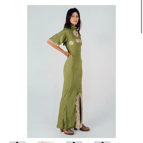 NWT Lenni The Label Aloe Midi Dress - AUS 12 - US 8 - Picture 3 of 9